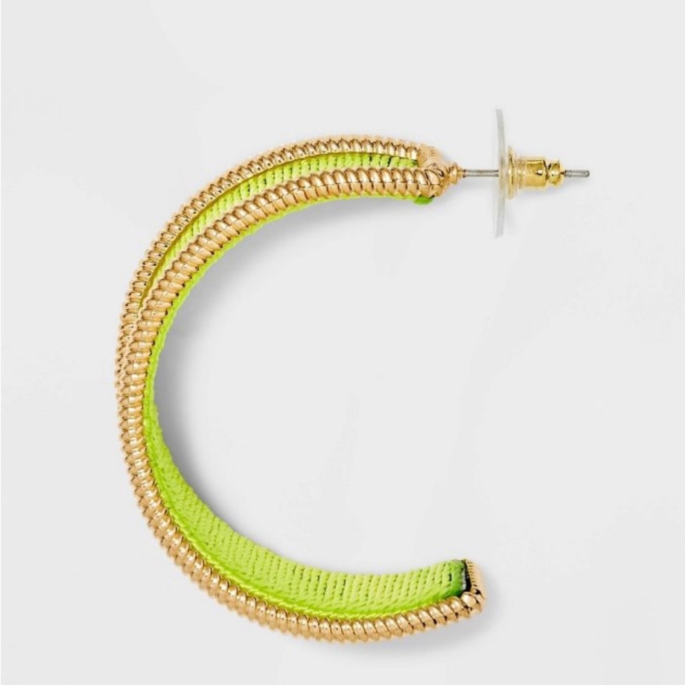 Baublebar Sugarfix Yellow Statement Earrings. - Picture 4 of 9